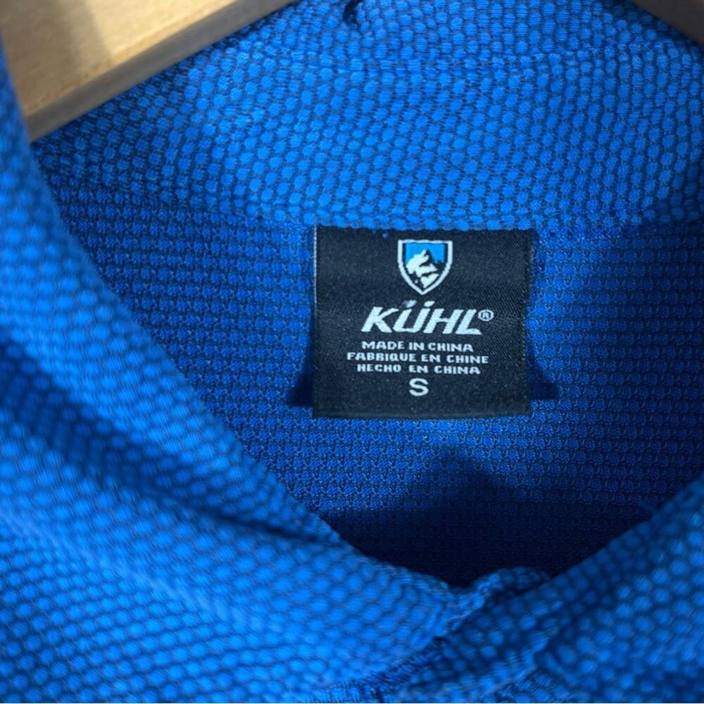 Kuhl Blue Short Sleeve Button Down size Small - Picture 3 of 9
